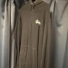 STUSSY ロゴ パーカー ブラックのサムネイル