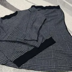 み*そ様 COUP DE CHANCE 千鳥柄　紺&グレー　セットアップ