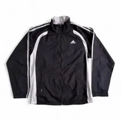 adidas CLIMA365 トラックジャケット ジャージ M 黒白