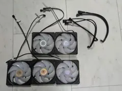 Cooler Master PCケースファン 5個セット 分岐ケーブル付のサムネイル