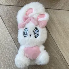 esther bunny ぬいぐるみ ピンクリボン付き