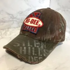 y012418 carhartt キャップ　ヴィンテージ　ダメージ　ミリタリー