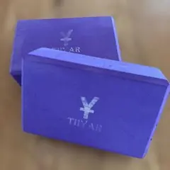 TIIYAR ヨガブロック 2個セット パープル