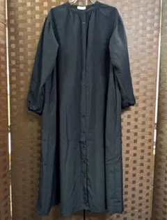 超美品【a.v.v】シャツワンピース ブラック系　Mサイズ