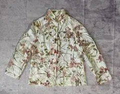 【極美品】ONC ボタニカル総柄 シアーシャツジャケット 羽織り 麻混 M〜Lのサムネイル