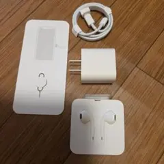 Apple 純正イヤフォンと充電器セット