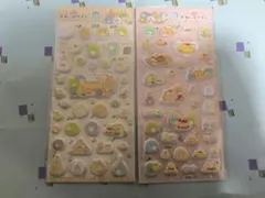 すみっこぐらし たぬきのまんまるレストラン シール 2枚セット