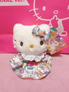 サンリオ展FINAL 限定 ラッピング柄マスコット ハローキティ ピンク