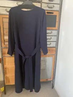 フォーマルワンピース ネイビー ベルト付き 卒業式 入学式 セレモニー