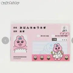 おぱんちゅうさぎ マイナンバーカバー＋マイナンバー風カードセット