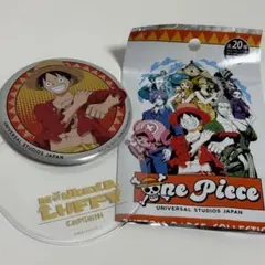 USJ ワンピース コレクタブル缶バッジ ルフィ