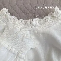 【新品】＊サマンサモスモス＊レースシャーリング2WAYブラウス