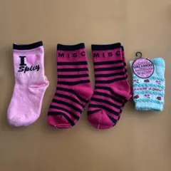 キッズ靴下4足セット 15-19cm