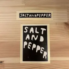 新品　SALT AND PEPPER/ソルトアンドペッパー/ロゴステッカーセット
