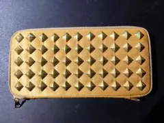 THE UNION ナイロンスタッズ長財布　未使用品 栃木レザー スタッズロングウォレット 長財布 日本製 Made in Japan