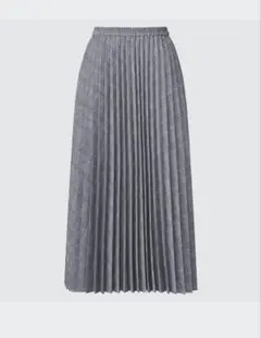UNIQLO美品アコーディオンプリーツスカート＊グレーMサイズ