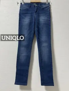 k0671 UNIQLO ウルトラストレッチジーンズ ブルー
