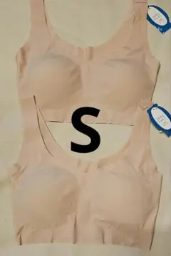 25 トリンプ　スロギー　ベーシック2 ブラジャー　２枚　ベージュ　S