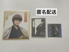 銀魂 春のぶらり旅 椿の花 ブシロード フォト風クリアカード 色紙 土方 沖田