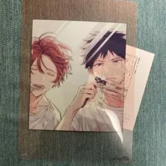 ギヴン 10th mix　アニメイト特典 クリアポスター　立夏 真冬