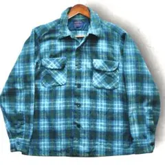 60sPENDLETON オンブレ シャドー チェック ボード シャツ美品
