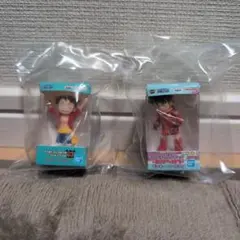 ワンピース ワールドコレクタブルフィギュアミニチュアコレクション 2個セット