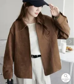 ディスコート　フェイクスエードジャケット