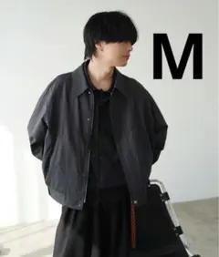 限定価格‼️C/N SHORT CURVED SEAM BLOUSONチャコールM