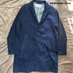 【美品】ABAHOUSE ecru デニムコート テーラードコート