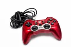 HORI レッド USB コントローラー ターボ機能付き