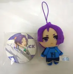 ブルーロック　御影玲王　缶バッチ　ぬいぐるみ