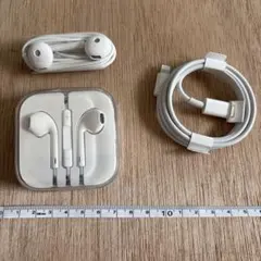 Apple 純正イヤホン、充電ケーブル3点セット 新品