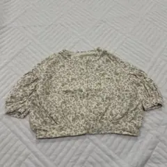 mamaraku 花柄 リバティ カーディガン アウター　80