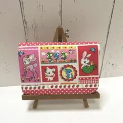ハニーチューン　パッチ　レッド　マルチケース　ハンドメイド