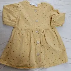 ZARA ドット柄 ワンピース 12-18ヶ月　86サイズ