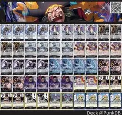 黒ティーチ 構築済み デッキ 優勝 ワンピースカードゲーム フラッグ