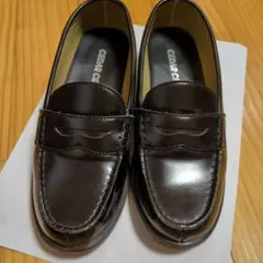 22.5cmEEE CEDAR CREST ブラック ローファー