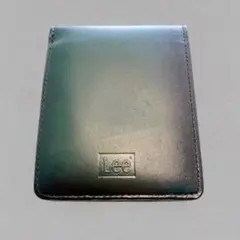 【新品未使用】Lee 二つ折り財布 カーキ　本革 箱なし