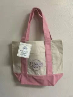 TRADER JOE'S ミニパステルキャンバストートバッグ