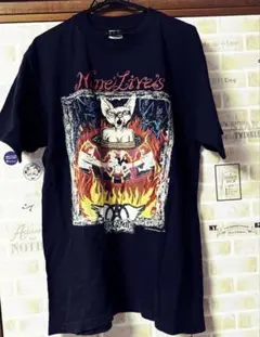 新品ヴィンテージTシャツ　エアロスミス　Aerosmith NINE LIVES 楽天市場】90年代 giant AEROSMITH エアロスミス NINE LIVES