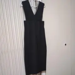【加工有り】＆．NOSTALGIA　ワンピース　パール装飾　M