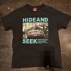 Hide&Seek TEAM FAR EAST Tシャツ ブラックのサムネイル