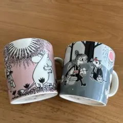 Arabia ムーミン マグカップ2個セット　旧ロゴ