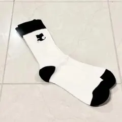 クレージュ　ロゴ入り　インポート　ソックス　モード　モノトーン