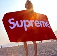 SUPREME Beach Towel 大判タオル ビーチタオル新品未開封 専用】supreme ビーチタオル Supreme - supreme ビーチタオル バス