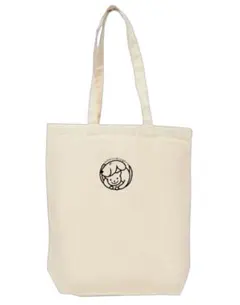 みちおのへや ロゴ小 白 トートバッグ