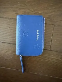 Paul Smith キーケース ブルー ジップ付き