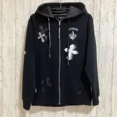 絡繰魂] 桜流水 刺繍 フリース パーカー [和柄] L-92399 - メルカリ