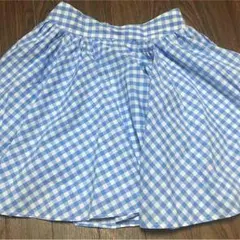 ギンガムチェックスカート