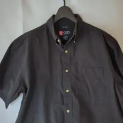 ⭐CHAPS⭐ダークグレー ボタンダウンシャツ Lサイズ